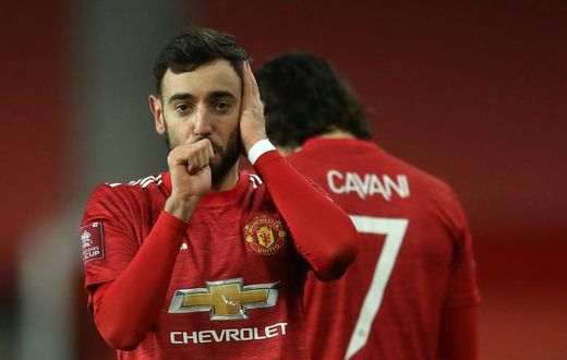 Manchester United midfielder Bruno Fernandes