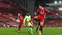 Curtis Jones (right) scored the only goal as Liverpool beat Ajax to reach the Champions League last 16