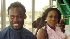Michael Essien and wife, Akosua Puni Essien