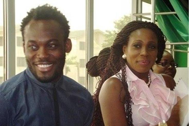 Michael Essien and wife, Akosua Puni Essien
