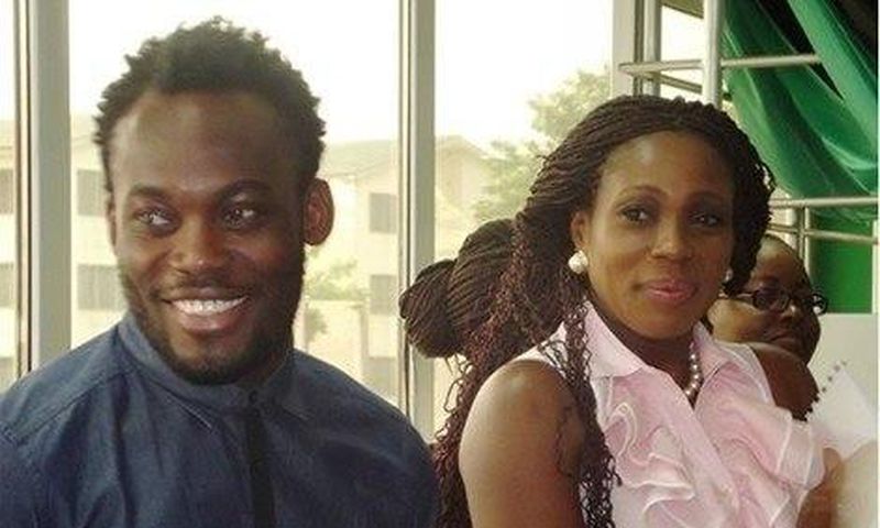 Michael Essien and wife, Akosua Puni Essien