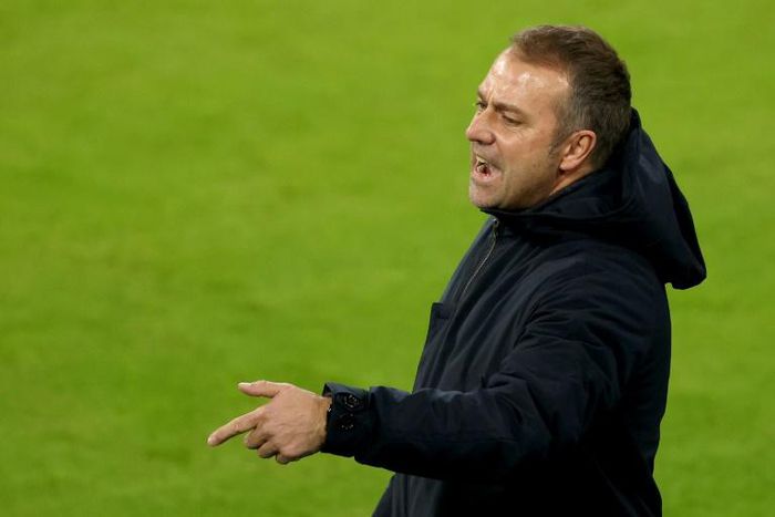 Bayern Munich head coach Hansi Flick is unhappy about conceding the first goal in each of their last eight league games