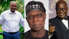Ex-Nigerian President Obasanjo cautions Akufo-Addo, Mahama ahead of December polls