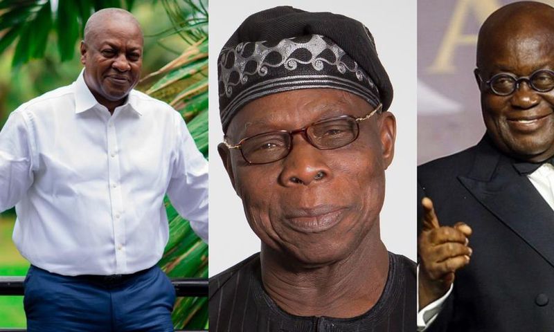 Ex-Nigerian President Obasanjo cautions Akufo-Addo, Mahama ahead of December polls