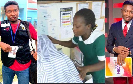 Meet the Ghanaian journalist who has gone viral for his dramatic maternity report