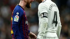 Sergio Ramos and Lionel Messi