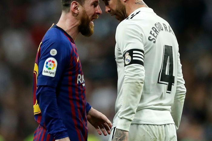 Sergio Ramos and Lionel Messi