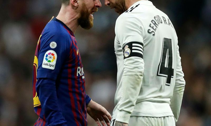 Sergio Ramos and Lionel Messi