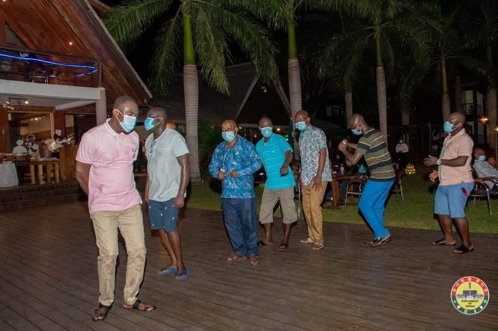 MPs dance at Aqua Safari