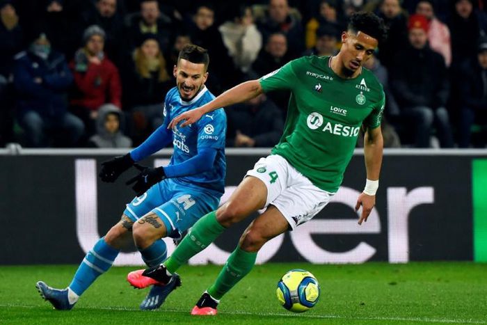 William Saliba played 36 games for Saint-Etienne