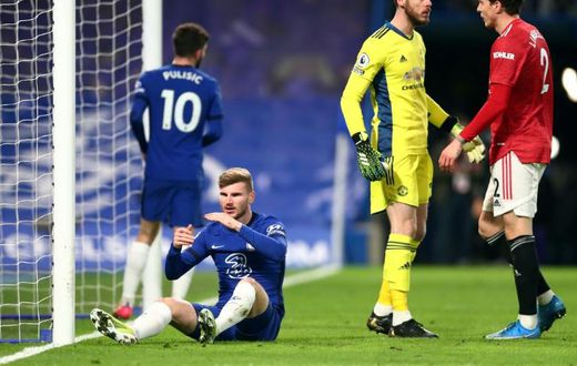Stalemate: Chelsea and Manchester United drew 0-0 in a result that did little for either side's Premier League ambitions