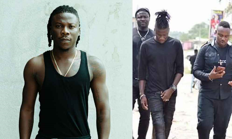 Stonebwoy and his team