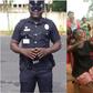 Police officer buried jointly with mother, his father who had accident is in hospital bed