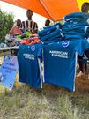 Tariq Lamptey donates boots, food items to kids in Nuaso