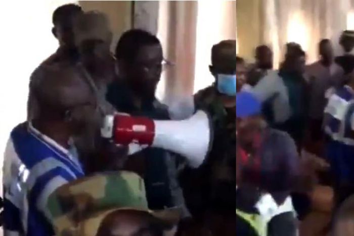 Here is what happened at Techiman South as Returning Officer was declaring the results