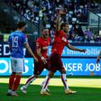 Sebastian Andersson scored twice to save Cologne from relegation on Saturday