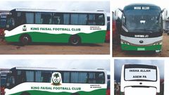 King Faisal unveil 39-seater bus donated by Dr. Bawumia