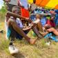 Brighton defender Tariq Lamptey donates boots, food items to kids in Nuaso on Christmas Day