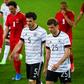 Mats Hummels (centre, left) and Thomas Mueller (centre right) were among four players who sat out Germany training Monday