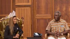 Chelsea and former President Kuffour