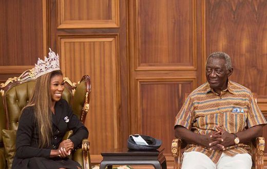 Chelsea and former President Kuffour