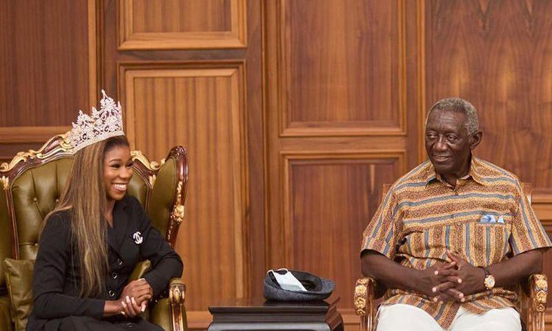 Chelsea and former President Kuffour
