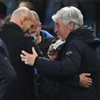 'Football suicide': Gian Piero Gasperini with Zinedine Zidane at the end of the game