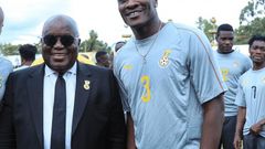 Akufo-Addo and Asamoah Gyan