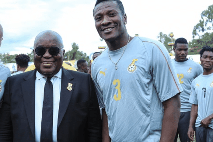 Akufo-Addo and Asamoah Gyan