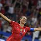 US star Alex Morgan has opened her account for Tottenham in the Women's Super League