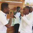 Asamoah Gyan and Emmanuel Boateng