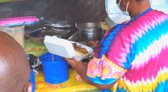 Bawumia buys waakye with QR code