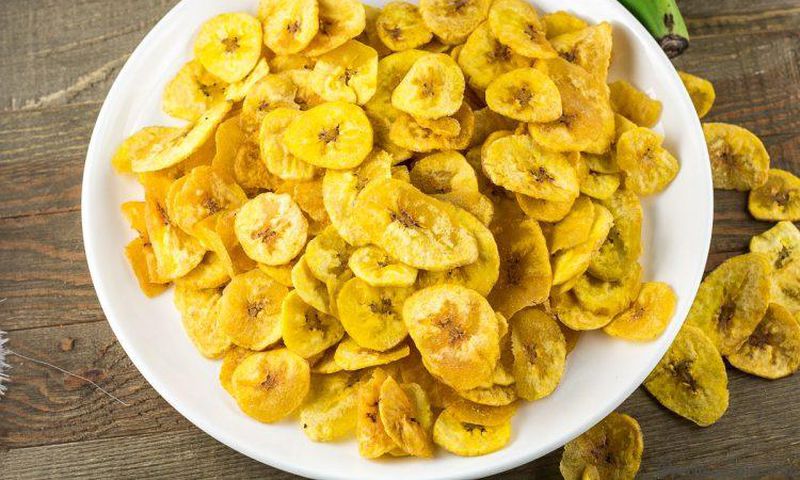 Plantain chips: Healthy plantain recipes