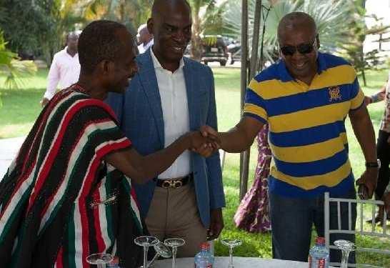 Asiedu Nketia, Haruna Iddrisu and John Mahama