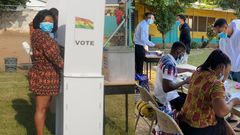 Photos: Afia Schwarzenegger and her twin sons cast their votes
