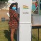 Photos: Afia Schwarzenegger and her twin sons cast their votes