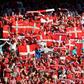 Denmark's passionate support will be roaring their team on as they search for a spot in the last 16