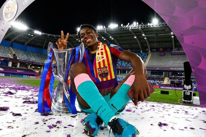 Nigeria’s Asisat Oshoala becomes first African to win Women’s Champions League