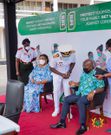 President Akufo-Adoo and his wife Rebecca at 37 Military Hospital 2