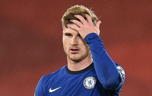 Troubled Timo: Timo Werner has failed to live up to expectations in his first season at Chelsea