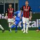 Raspadori (R) struck twice to lift Sassuolo past AC Milan