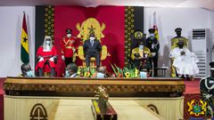 Pesident Akufo-Addo's investiture in Accra on Januray 7, 2021.