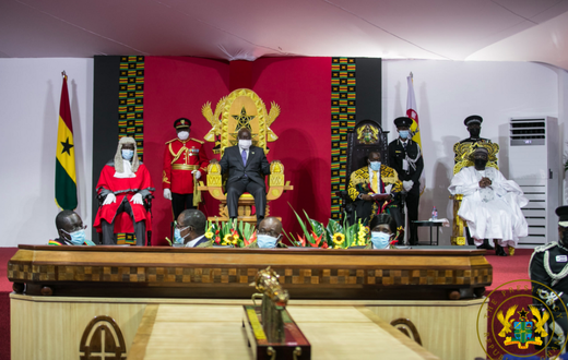 Pesident Akufo-Addo's investiture in Accra on Januray 7, 2021.