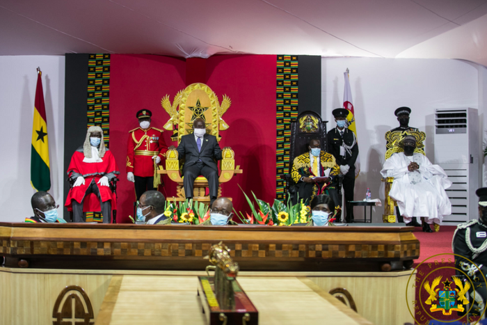 Pesident Akufo-Addo's investiture in Accra on Januray 7, 2021.