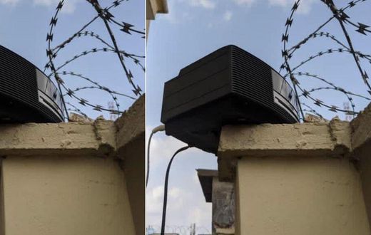 Angry man puts sound system on church’s fence wall and directs loud music into the house of God