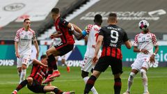 Ajdin Hrustic scored a late equaliser for Eintracht Frankfurt against Mainz on Sunday