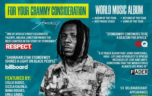 Stonebwoy for Grammys