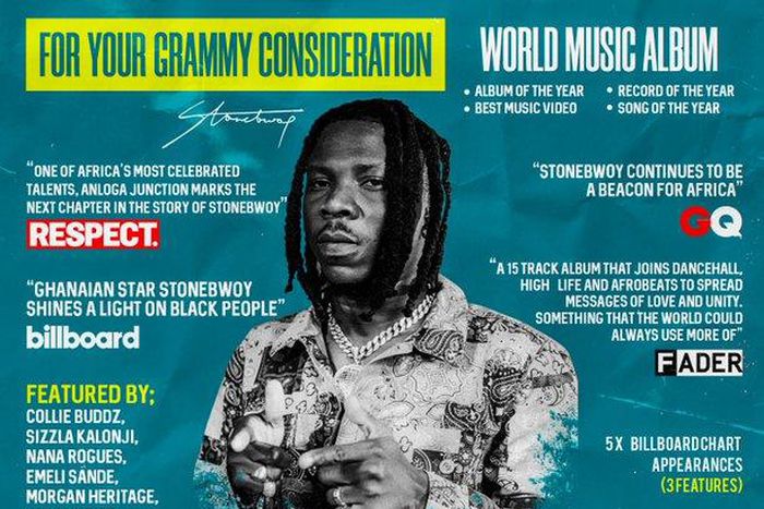 Stonebwoy for Grammys