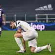 Italian defender Leonardo Bonucci's (R) Juventus were humbled by struggling Fiorentina.