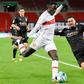 Stuttgart forward Silas Wamangituka (L) - real name Silas Katompa Mvumpa - has been fined and banned for playing under a false identity